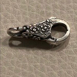 Trollbeads Silver Lace Clasp. Preowned.